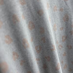 Sonoma Large L Rose and Gray Knit Fabric Animal Print Sweater